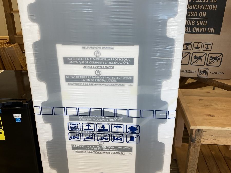 NEW IN BOX Frigidaire 18 cu ft Top Freezer Refrigerator in Black