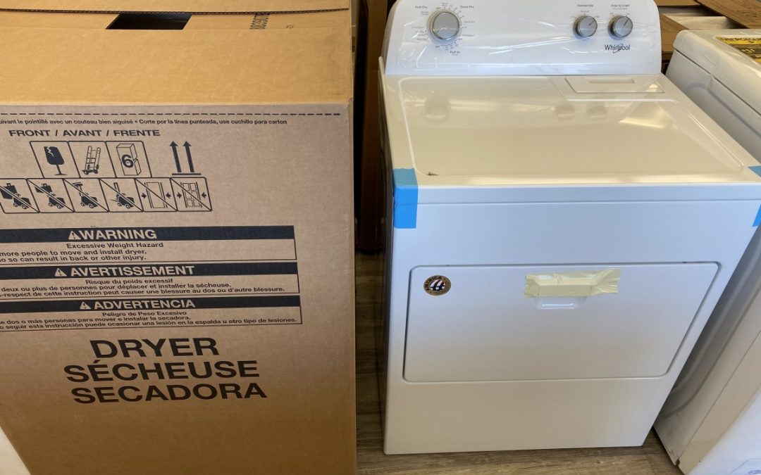NEW IN BOX Whirlpool 7cuft Electric Dryer in White