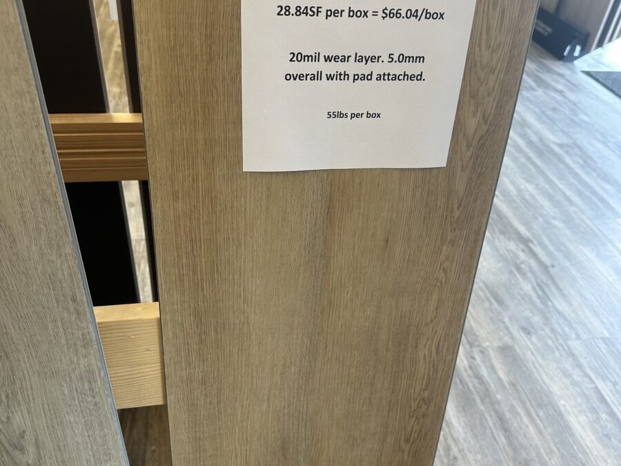 20 mil International Flooring Company Luxury Vinyl Plank Flooring – $2.29SF