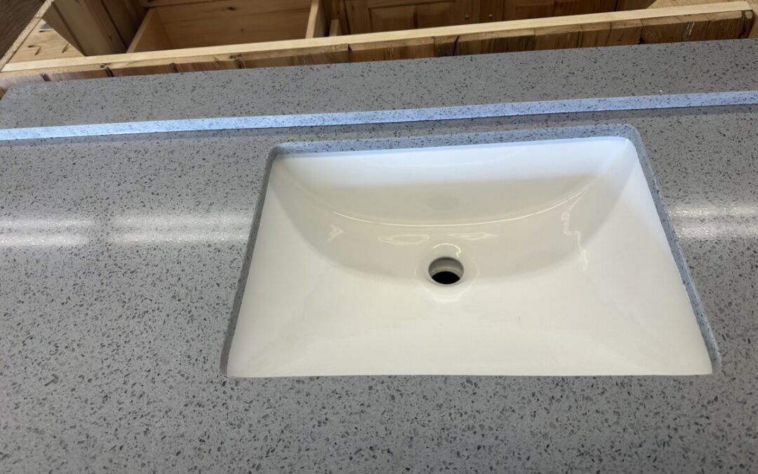 In-Stock Grey Quartz Vanity Tops